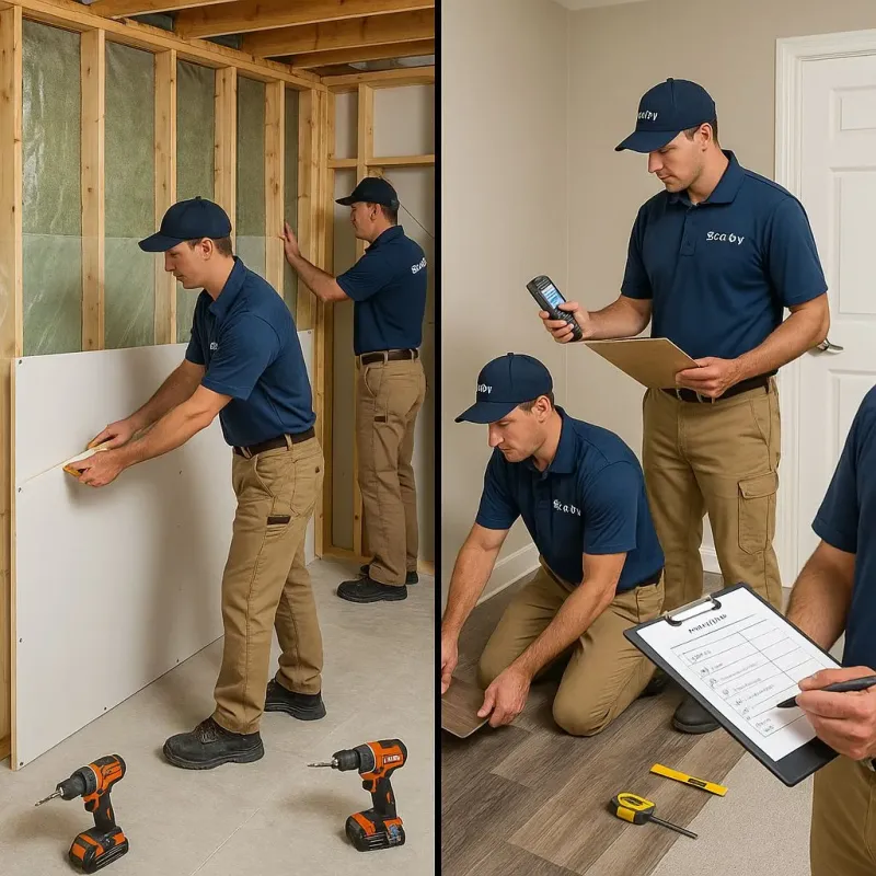 Repairs and Reconstruction process in Chapmanville, WV